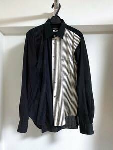 Comme des Garcons Homme Plus シャツ ブラウス コムデギャルソン 黒 川久保玲 / shirt deux eye junya watanabe man cdg play black noir