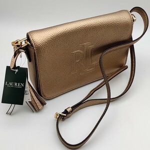 RALPH LAUREN ( Ralph Lauren ) shoulder bag lady's Gold color tag attaching 