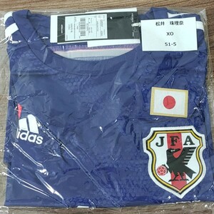 未開封　松井珠理奈　adidas 　AKB48 　日本代表サッカー　ユニフォーム　シャツ　サイズXO