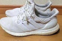 ■adidas アディダス ウルトラブースト BB6168 ランニングシューズ スニーカー 26.5cm 白 中古_画像2