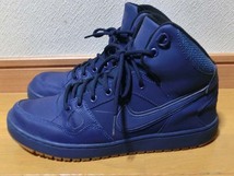 ■NIKE 16年製 807242 ナイキ サン オブ フォース MID ウィンター 青系 27cm 美品 使用感薄め！_画像2