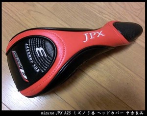 ■mizuno JPX A25 ミズノ 3番 ヘッドカバー 中古良品