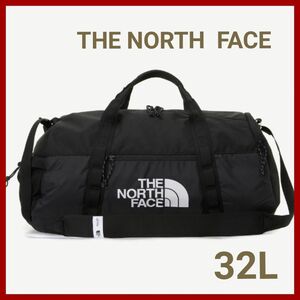 【新品未使用】23年新作　ノースフェイス　ダッフルバッグ　スポーツバッグ　ボストンバッグ　黒　ブラック　大容量　旅行　韓国正規品