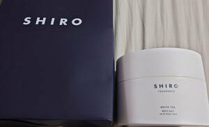 新品未使用★SHIRO シロ ホワイトティー バスソルト 400ｇ 入浴剤★送料無料