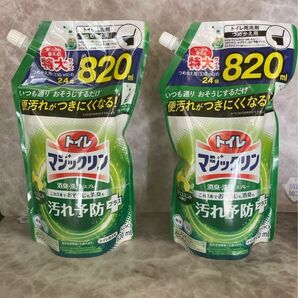 トイレマジックリン　シトラスミントの香り　詰替用　特大820ml ×２