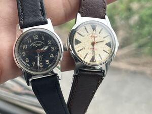 ..2本 WEST END WATCH Co ミリタリー アンティーク ビンテージ可