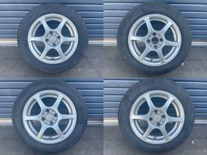 [ б/у товар ]INTERMILANO AZSPORTS SS-6 MICHELIN X-ICE 175/65R14 2012 год производства [ шина & колесо 4 шт. комплект ]