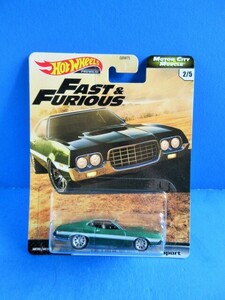 HW PREMIER FAST & FURIOUS MOTOR CITY MUSCLE '72 FORD GRAN TORINO SPORT