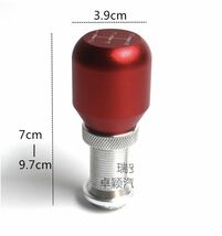 シルバー　5MT 高さ調節シフトノブ　アルミ　M8 M10 M12 ミッション　マニュアル　 _画像2