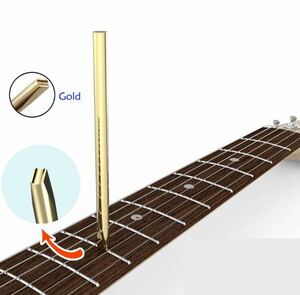 フレットセッター　真鍮製　径7mm×100mm フレット打込み