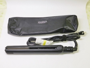 SALONIA ストレートヘアアイロン 24mm SL-004S（ブラック）