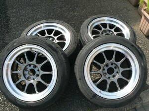 RAYS グラムライツ 57V 15インチ7.5J ＋25 PCD100 ４本　廃版　希少　ロードスター等