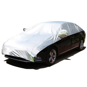 車体ハーフカバー ハーフボディカバー ハーフタイプ車体カバー 防塵防水 UVカット 紫外線防止 中型車(470×150cm)