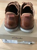 中古 26cm Clarks ビジネスシューズ ビジネスカジュアル　クラークス　ブラウン_画像3