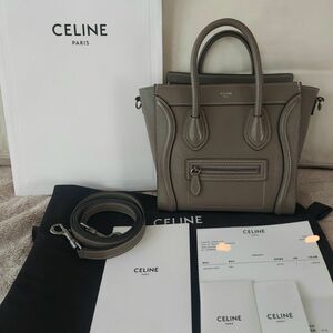 CELINE セリーヌ ラゲージ ナノ スリ