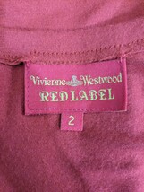 ★送料無料★Vivienne Westwood　ビビアンウエストウッド　RED LABEL　ノースリーブ　タンクトップ　トップス　レディース　サイズ2_画像6