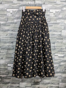 ★送料無料★Lewis Carroll　ルイスキャロル　スカート　ロングスカート　花柄　レディース　サイズ63　日本製