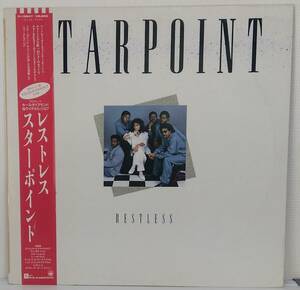 LP(帯付.希少.P-13247.'85年盤ポップス/ディスコ)スターポイント ARPOINT/レストレス RESTLESS【同梱可能６枚まで】060522