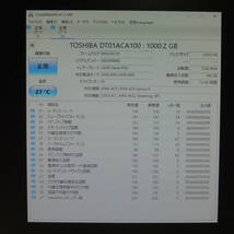 【2台まとめ売り/検品済み】TOSHIBA 1TB HDD DT01ACA100 【使用時間：4850h・13166h】 管理:サ-65_画像4