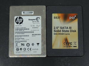 【2台まとめ売り/検品済み】Seagate/pq1 SSD 240GB ST240FP0021/6537-240GR102A (使用時間：17669h・23108h) 管理:コ-69