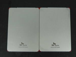 【2台まとめ売り/検品済み】SK hynix SSD 128GB HFS128G32TND-N210A BB/HFS128G32TNF-N2A0A BB (使用時間：556h・16444h) 管理:ス-35