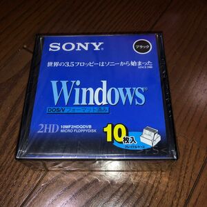 YP0501 3.5型フロッピーディスク 10枚入り未開封　SONY ブラック