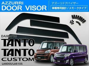  Tanto / custom LA600S/LA610S side door visor smoked W fixation ( tape + fixation metal fittings ) door visor 