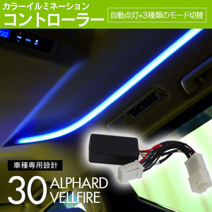 LEDルーフカラーイルミネーションコントローラー 30系 アルファード AGH/GGH30W AGH/AYH30W ヴェルファイア AGH/GGH35W AYH30W H27.1～