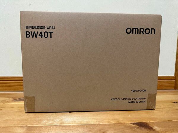 OMRON 無停電電源装置 BW40T 未使用品