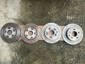  Nissan C25.26.27 rom and rear (before and after) slit entering brake rotor secondhand goods 