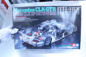 D9・TAMIYA　1/24　メルセデス　CLK-GTR　チームCLK　スポーツウェア　フルビュー　未組立て品　検）タミヤ　Mercedes