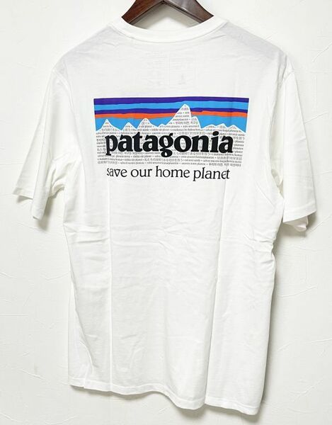 パタゴニア メンズ Mサイズ P-6ミッション オーガニック Tシャツ patagonia 37529 WHI