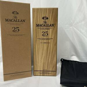  The MACALLAN ザ マッカラン 25年 2022 シェリーオーク 700ml 木箱 専用袋 外箱