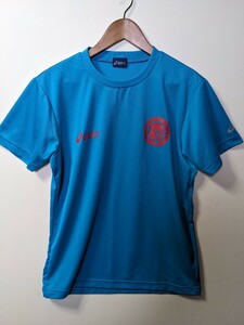 asics Asics GOLD PLAN JVA short sleeves T-shirt T-shirt men's M size Japan volleyball association volleyball rare rare goods 