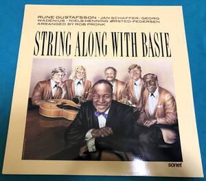 LP●Rune Gustafsson / String Along With Basie SWEDENオリジナル盤 SNTF-1005 スウェーデン 北欧ジャズ 