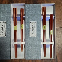 飛騨春慶塗　夫婦箸　家族箸　箱付き　ご家族で_画像3