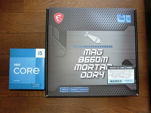 i5-13500 + MSI B660M MOTOR + DDR4-16GB + SSD-256GB + Win11Pro 