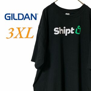【US古着】GILDAN ギルダン ブラック 3XL Tシャツ 半袖 レギュラーヴィンテージ プリント メンズ レディース
