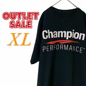 【US古着アウトレット】ブラック XL バックプリント Tシャツ 半袖 レギュラーヴィンテージ プリント メンズ レディース