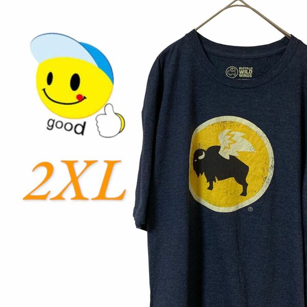 【US古着】グッドデザイン ダークグレー 2XL Tシャツ 半袖 レギュラーヴィンテージ プリント メンズ レディース