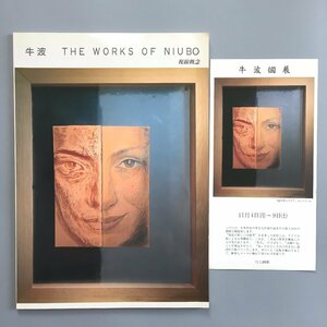 『牛波 THE WORKS OF NIUBO 視線概念』 川上画廊　平成3年　DM付　　　　　図録　展覧会カタログ　作品集　画集