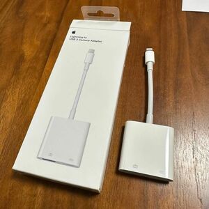 【Apple正規 純正品】Apple Lightning USB3 カメラアダプター こちらは箱無しでお送り致します