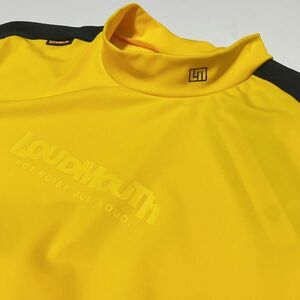 ★特価品★LOUDMOUTH　ラウドマウス メンズ 半袖モックネックシャツ　YW《サイズL》