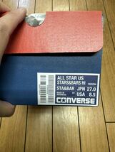 ☆新品・限定☆CONVERSE ALLSTAR US STAR&BARS HI コンバース オールスター US スターアンドバーズ ハイ アメリカ国旗 スニーカー_画像5