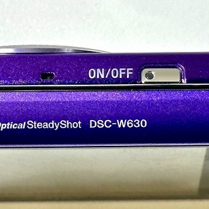中古カメラ ソニー コンパクトデジカメ SONY サイバーショット DSC-W630、SDカード付属、修理前提のジャンク扱いの画像5