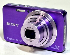 中古カメラ ソニー コンパクトデジカメ SONY サイバーショット DSC-W630、SDカード付属、修理前提のジャンク扱い