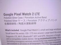 時計祭 Google Pixel Watch 2 グーグル ピクセル ウォッチ モバイル時計 未開封 美品 USB-typeC Wi-Fi Bluetooth GPS リストバンド 2本入り_画像7