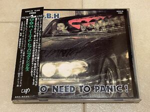 ■G.B.H.-No Need To Panic! バップ 1988年 85043-28 日本オリジナル盤CD帯付 正規品 廃盤 ハードコアパンク/スラッシュ