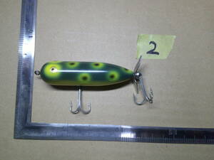 ヘドンマグナムトーピード　ルアー　HEDDON MAGNUM TORPEDO 横割れ　検）オールドヘドン　ラパラ　(2)