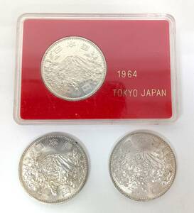 #1000 jpy Olympic Tokyo convention thousand jpy silver coin 3 sheets #LW13